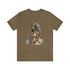 Ancient Egyptian Priestess - Short Sleeve Tee Heather Olive